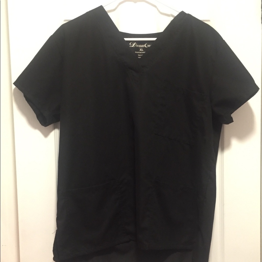 Black scrub top